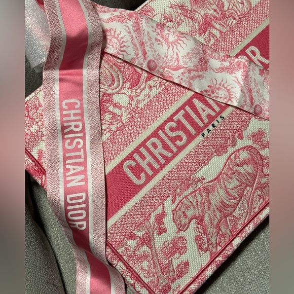 Dior like new celestial collection pink white Mitzah bandeau w/ box - Picture 4 of 5